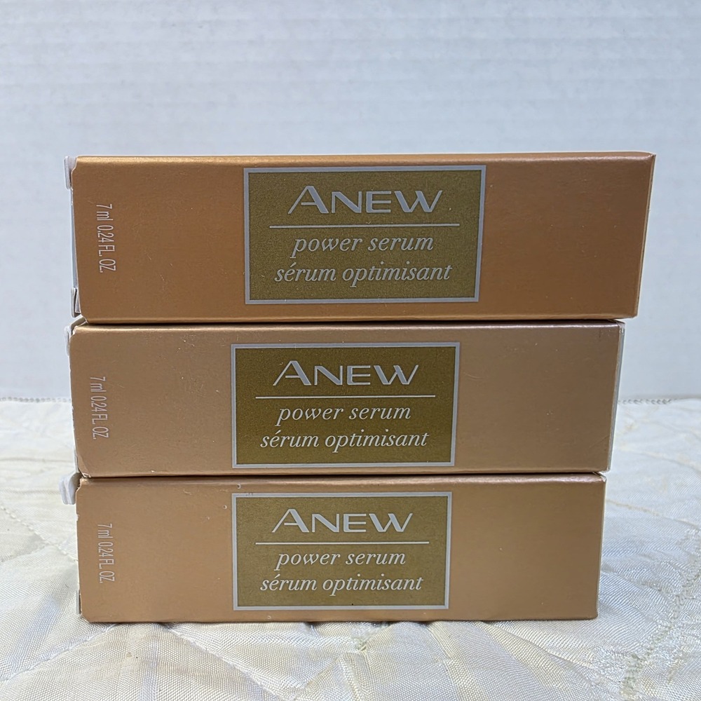 3‎ Avon Anew Power Serum Anti-Aging Products  .24 oz  Size New